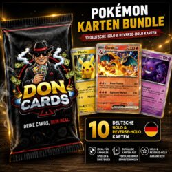 Pokémon Karten Bundle – 10 deutsche Holo & Reverse-Holo Karten